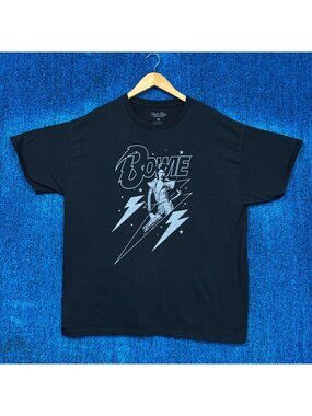 David Bowie Ziggy Stardust and The Spiders From Mars Tee L